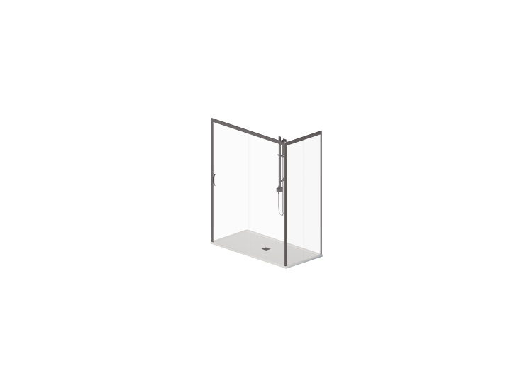 Docce 3D - Piatto doccia con box 80x160cm - ACCA software Docce 3D - Piatto doccia con box 80x160cm - ACCA software