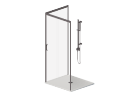 Docce 3D - Piatto doccia con box 90x100cm