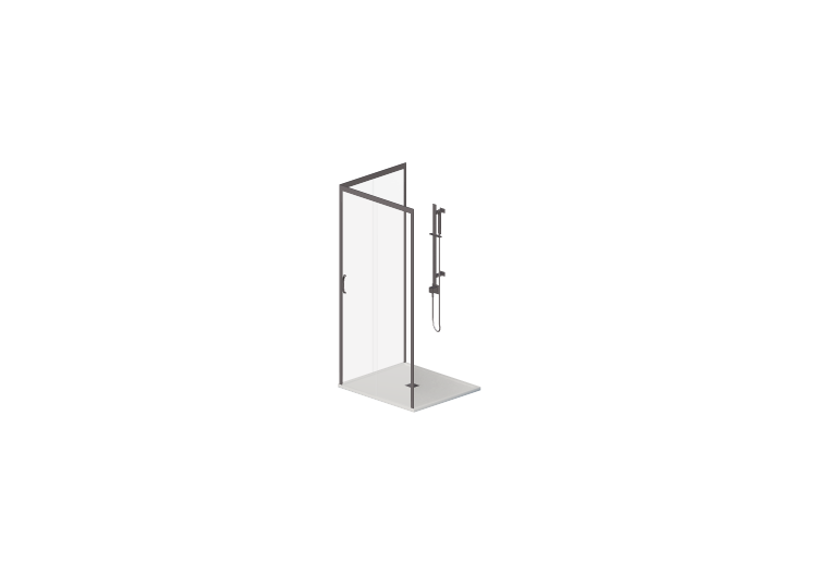 Douche 3D - Receveur douche avec cabine 90x100cm - ACCA... Douche 3D - Receveur douche avec cabine 90x100cm - ACCA...