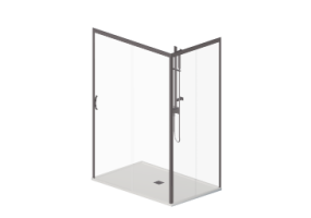 Duches 3D - Base de chuveiro com cabine 90x140cm