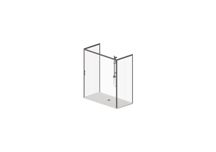 3D Duschen - Duschwanne mit Duschkabine 90x180cm - ACCA... 3D Duschen - Duschwanne mit Duschkabine 90x180cm - ACCA...
