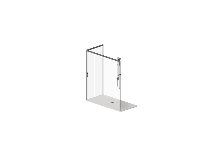 Duchas 3D - Plato ducha con mampara 90x180cm - ACCA... Duchas 3D - Plato ducha con mampara 90x180cm - ACCA...