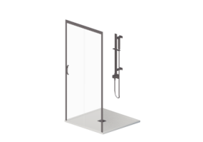 Duches 3D - Base de chuveiro com cabine 100x100cm