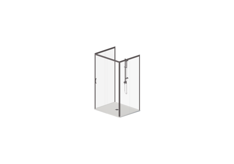 Douche 3D - Receveur douche avec cabine 100x120cm - ACCA... Douche 3D - Receveur douche avec cabine 100x120cm - ACCA...