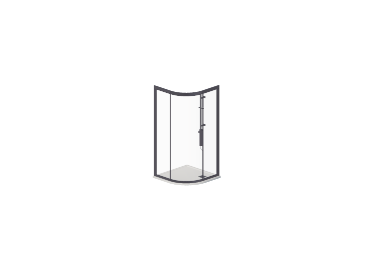 Douche 3D - Receveur douche angulaire avec cabine 100x100cm... Douche 3D - Receveur douche angulaire avec cabine 100x100cm...