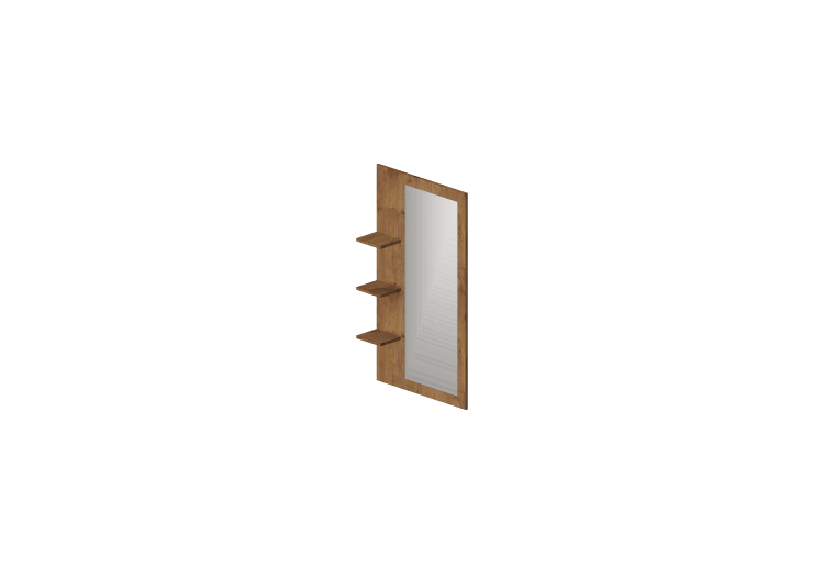 Specchi 3D - Specchio alto con mensole - ACCA software Specchi 3D - Specchio alto con mensole - ACCA software