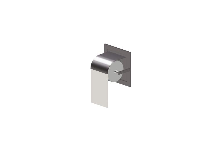 Accessori 3D - Porta rotolo carta igienica - ACCA software Accessori 3D - Porta rotolo carta igienica - ACCA software