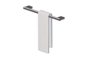 Acess&oacute;rios 3D - Toalheiro de parede