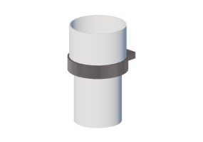 Accesorios 3D - Porta vaso de pared - Linda