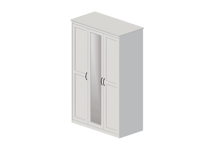 Armários 3D - Guarda-roupa de madeira laqueada - Ikea -... Armários 3D - Guarda-roupa de madeira laqueada - Ikea -...