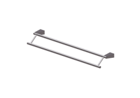 Accesorios 3D - Porta toalla doble de pared - Linda