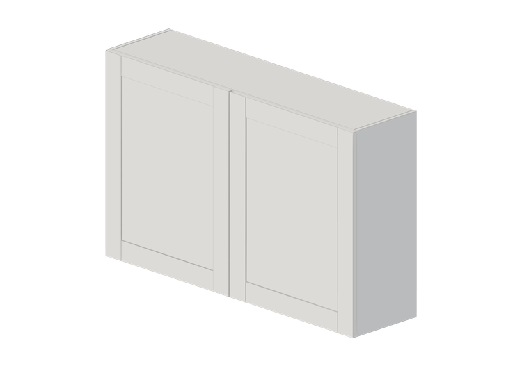 Armoires supérieures 3D - Étagère en bois laqué - Ikea -... Armoires supérieures 3D - Étagère en bois laqué - Ikea -...