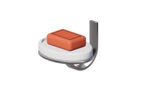 Accessori 3D - Porta sapone da appoggio - Riva