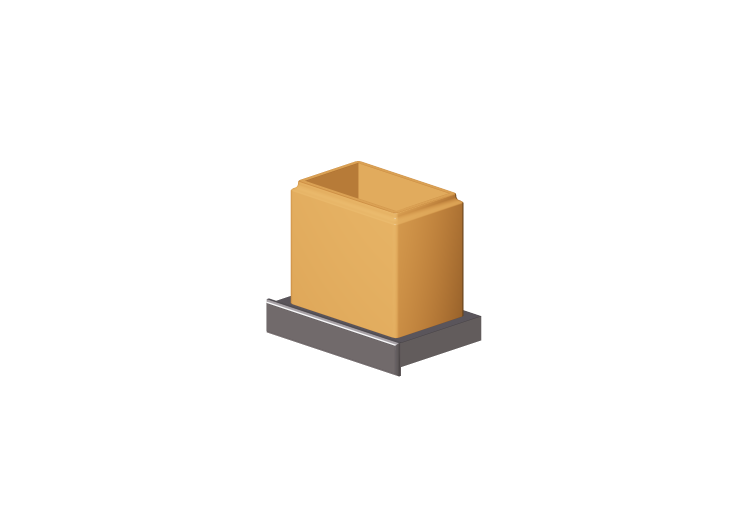 3D Accessories - Wall glass holder - Imma - ACCA software 3D Accessories - Wall glass holder - Imma - ACCA software