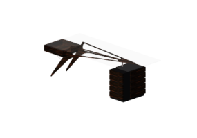 Escrivaninhas 3D - Escrivaninha moderna