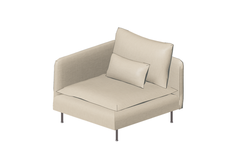 Divans 3D - Canapé en tissu - Ikea - Söderhamn - IKEA Divans 3D - Canapé en tissu - Ikea - Söderhamn - IKEA