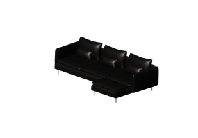 3D Sessel und Sofas - Stoffsofa - Ikea - Söderhamn