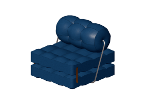 Poltronas y Sof&aacute;s 3D - Sill&oacute;n de tela - Ikea - V&aring;rkumla