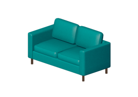 Sofás 3D - Sofá de tecido - Ikea - Pärup