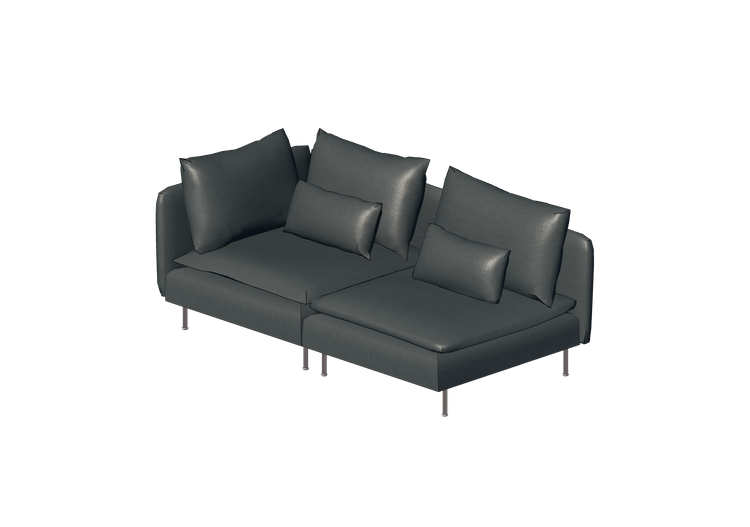 Divani 3D - Divano in tessuto - Ikea - Söderhamn - IKEA Divani 3D - Divano in tessuto - Ikea - Söderhamn - IKEA