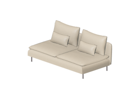 Divans 3D - Canap&eacute; en tissu - Ikea - S&ouml;derhamn