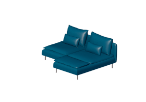 Divani 3D - Divano in tessuto - Ikea - S&ouml;derhamn
