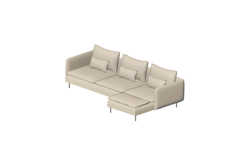 Sofás 3D - Sofá de tecido - Ikea - Söderhamn - IKEA Sofás 3D - Sofá de tecido - Ikea - Söderhamn - IKEA