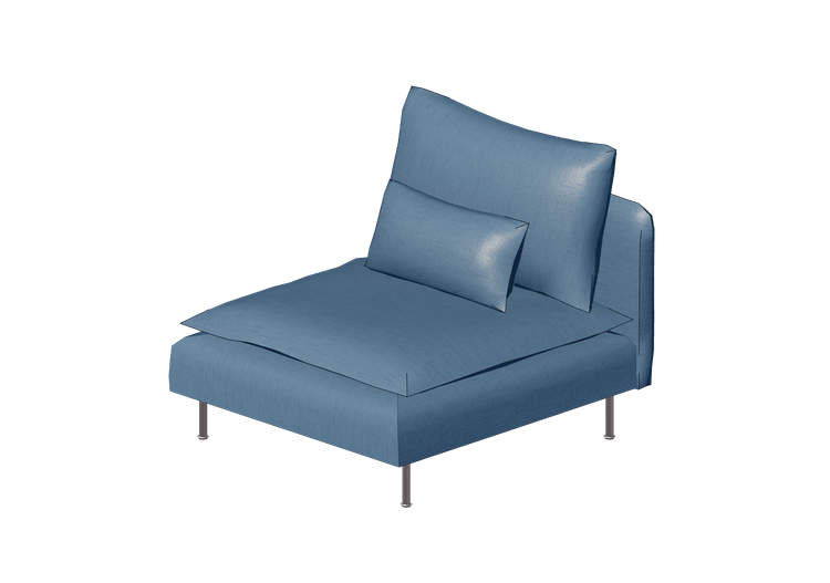 Sofás 3D - Sofá de tecido - Ikea - Söderhamn - IKEA Sofás 3D - Sofá de tecido - Ikea - Söderhamn - IKEA