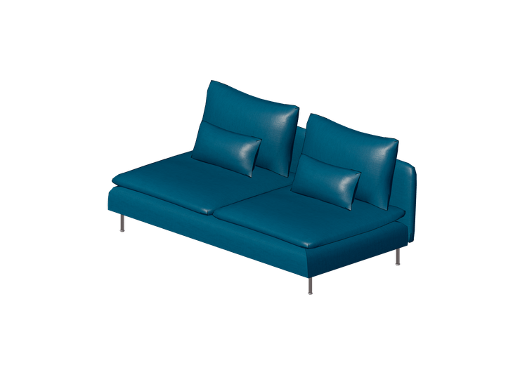 Divans 3D - Canapé en tissu - Ikea - Söderhamn - IKEA Divans 3D - Canapé en tissu - Ikea - Söderhamn - IKEA