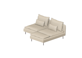 Divans 3D - Canap&eacute; en tissu - Ikea - S&ouml;derhamn