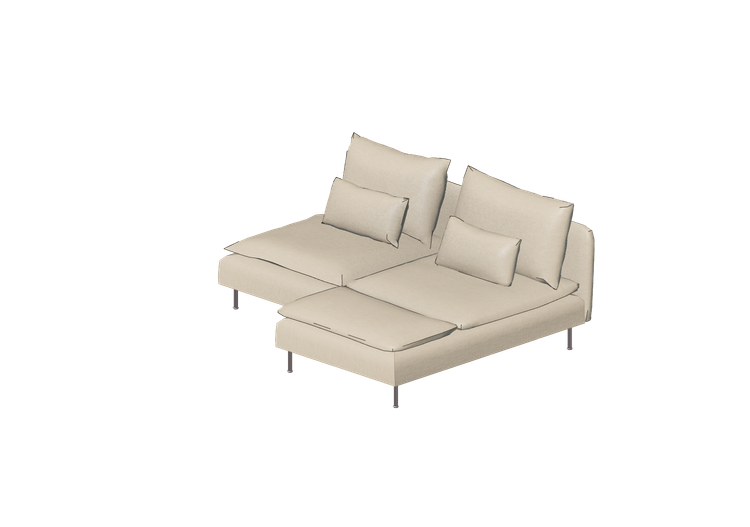 Divans 3D - Canapé en tissu - Ikea - Söderhamn - IKEA Divans 3D - Canapé en tissu - Ikea - Söderhamn - IKEA