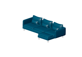 Divani 3D - Divano in tessuto - Ikea - S&ouml;derhamn