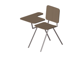 Cadeira 3D - Cadeira para universidade