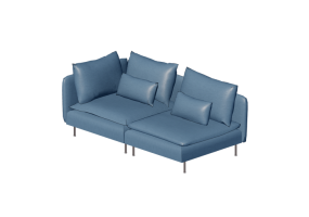 Divani 3D - Divano in tessuto - Ikea - S&ouml;derhamn