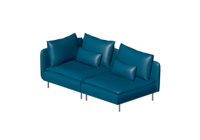 Divani 3D - Divano in tessuto - Ikea - S&ouml;derhamn