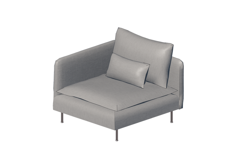 Chairs and Sofas 3D - Fabric sofa - Ikea - Söderhamn - IKEA Chairs and Sofas 3D - Fabric sofa - Ikea - Söderhamn - IKEA