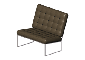 Poltrone 3D - Poltrona con schienale