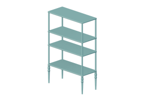 Librerie 3D - Scaffale in legno laccato - Ikea - S&aring;gm&auml;stare