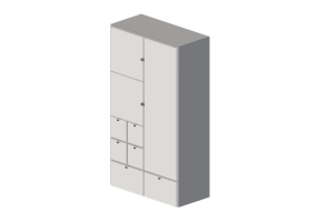 Armadi 3D - Armadio in legno laccato - Ikea - Visthus