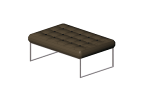 Poltrone 3D - Poltrona senza schienale