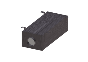 Plenum COMPACT silenziatore AIR400 DN125-DN90