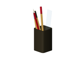 Accesorios 3D - Contenedor de papeler&iacute;a