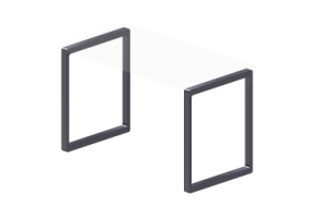 3D Furniture - Work Bench 100x60x60cm