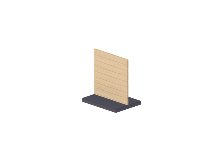 3D Exhibitors - Double sided Gondola rack with louvred... 3D Exhibitors - Double sided Gondola rack with louvred...