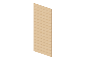 3D Aussteller - Lamellenwand 240x120cm
