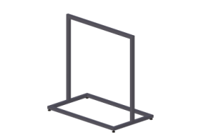 3D Exhibitors - Clothes stand 100x60x100cm