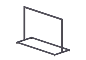 Vitrine exposition 3D - Stender 150x60x100cm