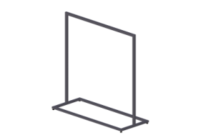 Vitrine exposition 3D - Stender 150x60x150cm