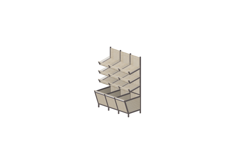 3D Aussteller - Brotregal - ACCA software 3D Aussteller - Brotregal - ACCA software