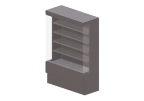 3D Expositores - Vitrina refrigerada